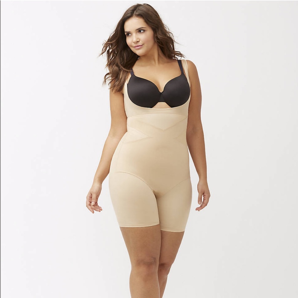 18/20 Shape By Cacique Open-Bust Thigh Shaper